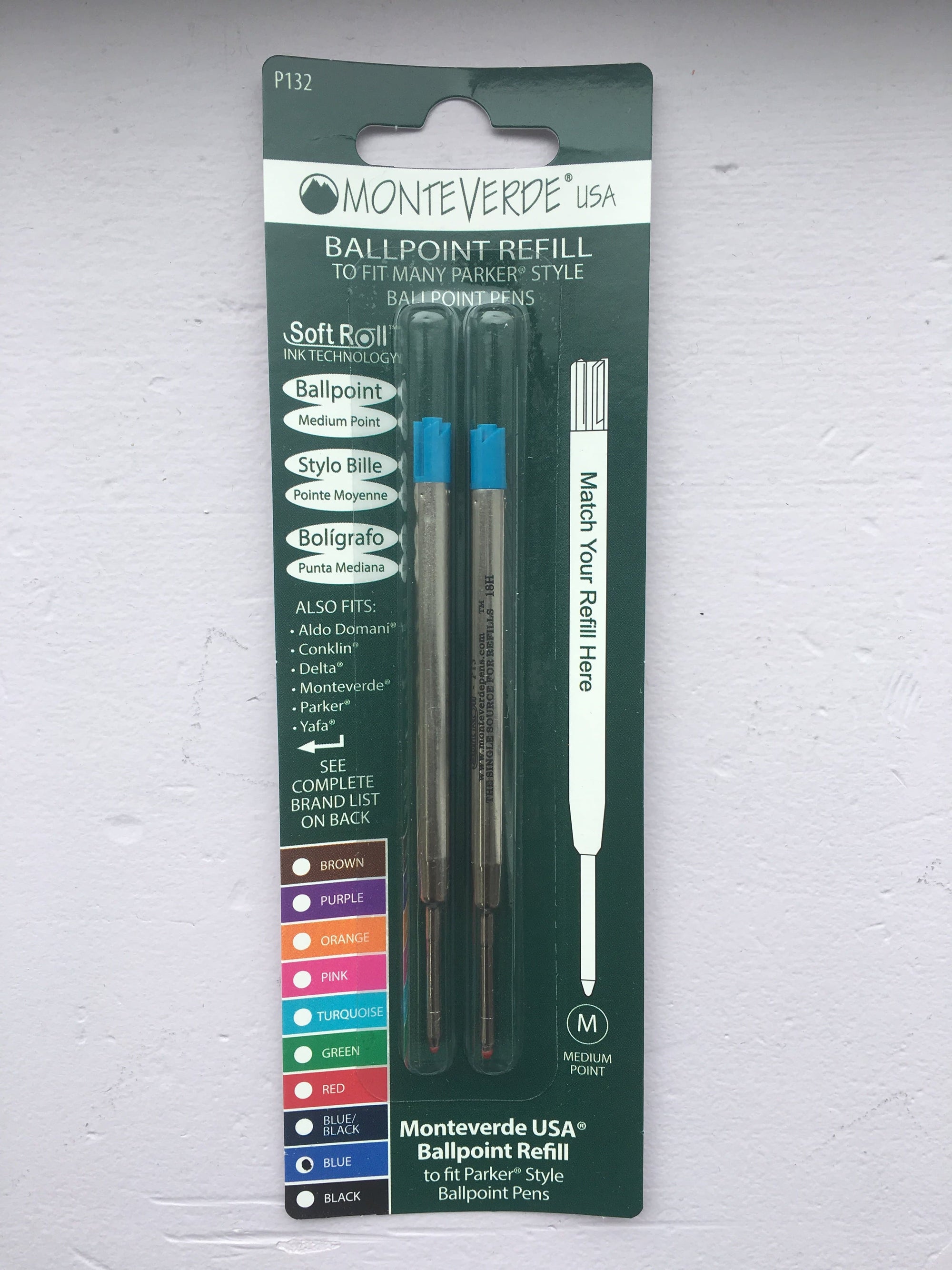 Ballpoint Capped Medium Refill to fit Parker Pens - Blesket Canada