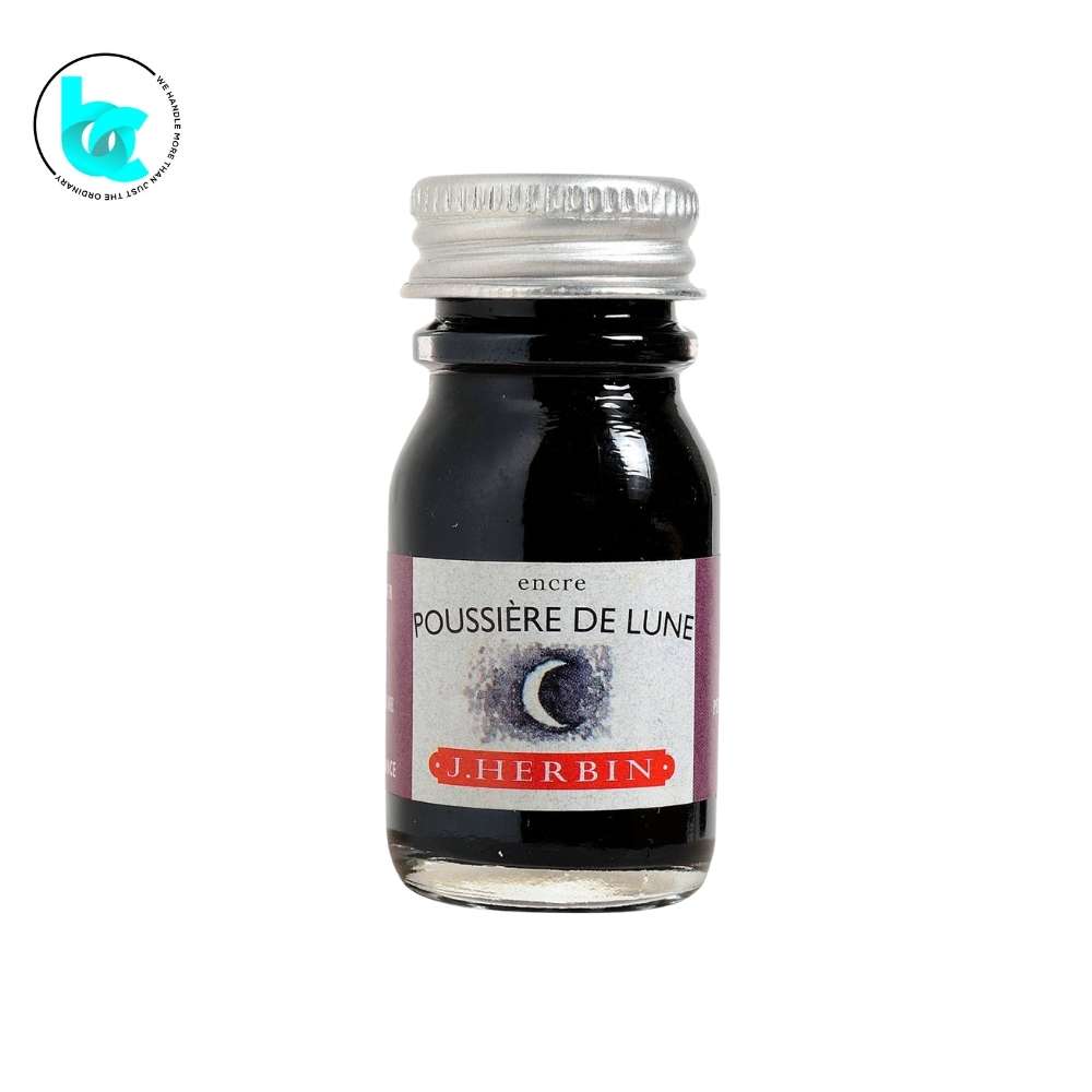 J. Herbin Fountain Pen 10ml Ink (Sampler size) - Poussière de Lune (Moon Dust) - Blesket Canada