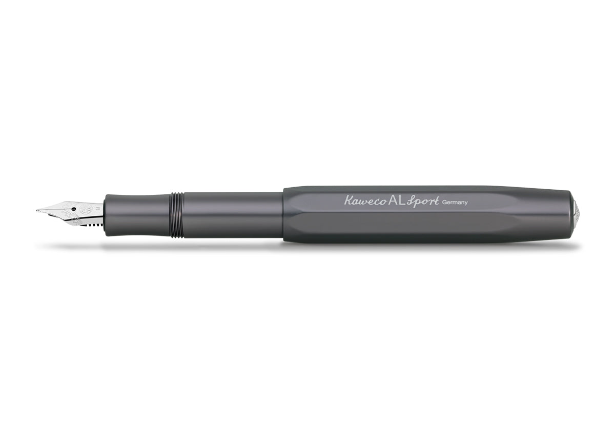 Kaweco AL Sport Fountain Pen - Anthracite/Grey - Blesket Canada