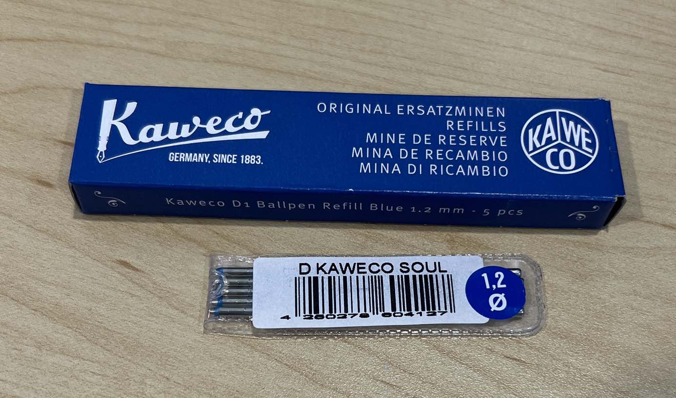 Kaweco D1 Ballpoint Refill Blue 1.2mm