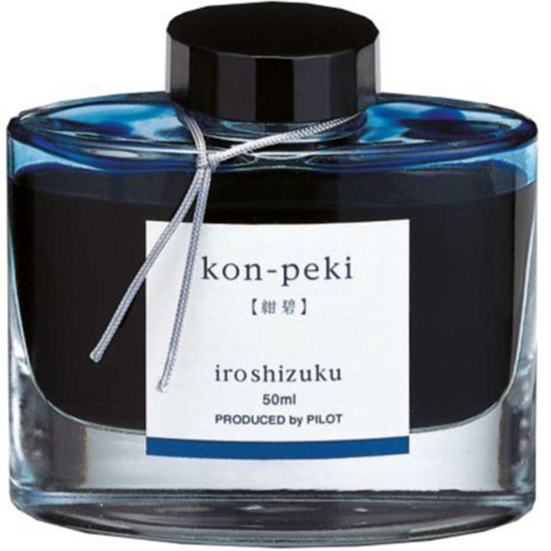 Pilot Iroshizuku Fountain Pen Ink - Celulean Blue (konpeki) - Blesket Canada