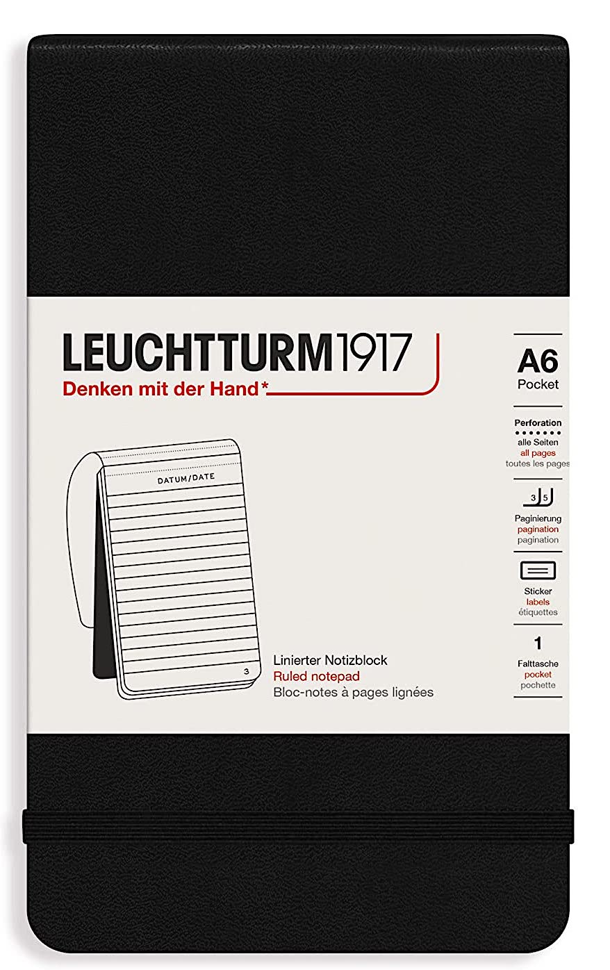 Leuchtturm1917 Reporter Notepad A6 Ruled