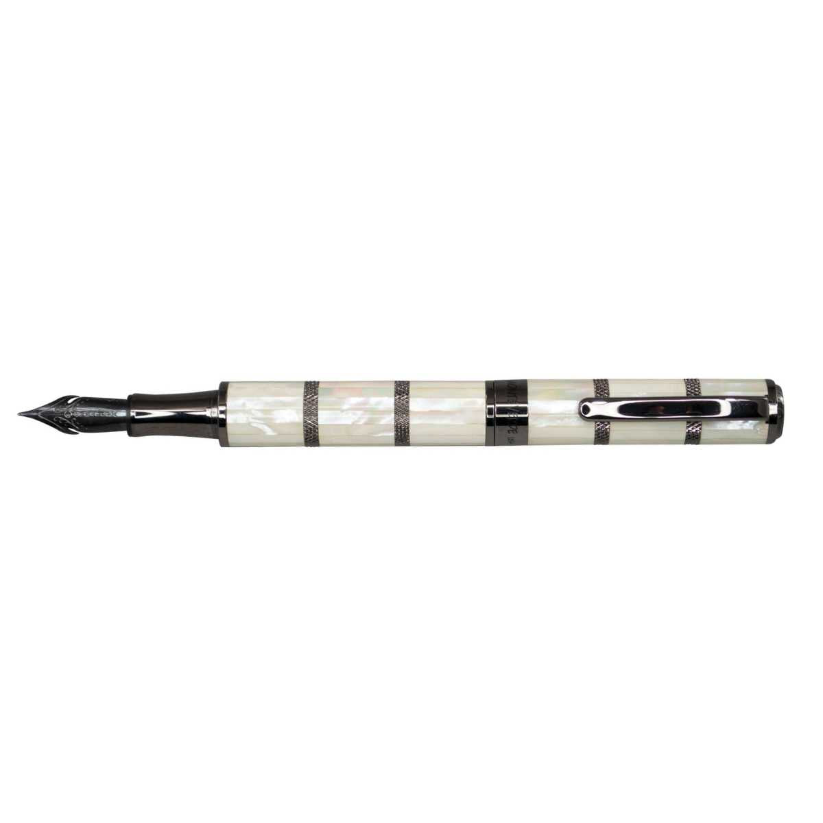 Monteverde Regatta Mother of Pearl Fountain Pen limited .Edition - Gunmetal - Blesket Canada