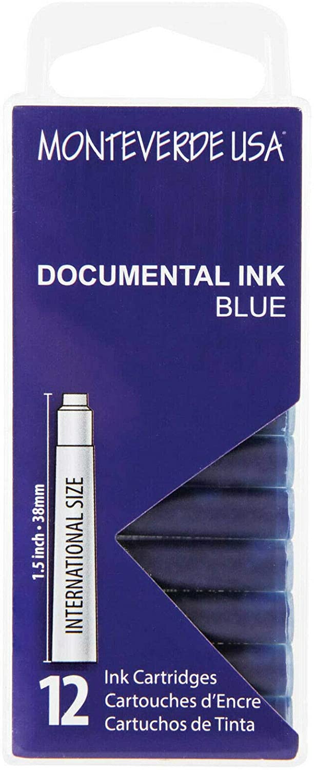 Monteverde Cartridges Documental Ink 12 pack