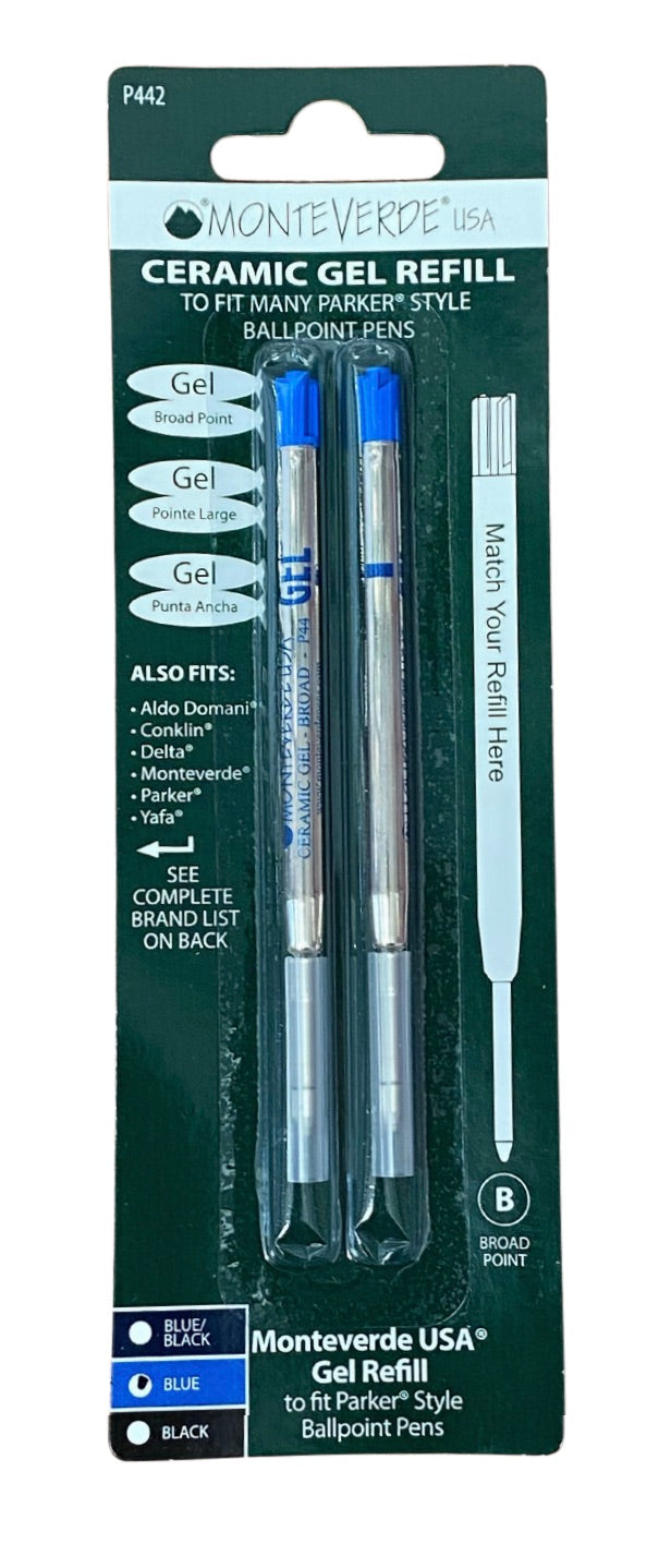 Ballpoint Gel Refill Broad to fit Parker Ballpoint Pens - Blesket Canada