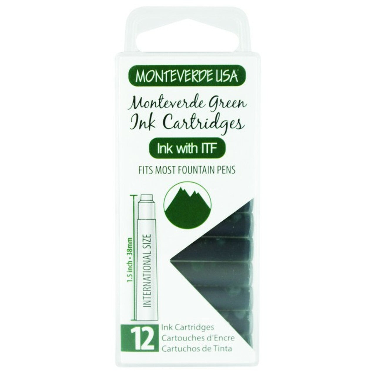 Monteverde Standard Cartridges - Pack of 12