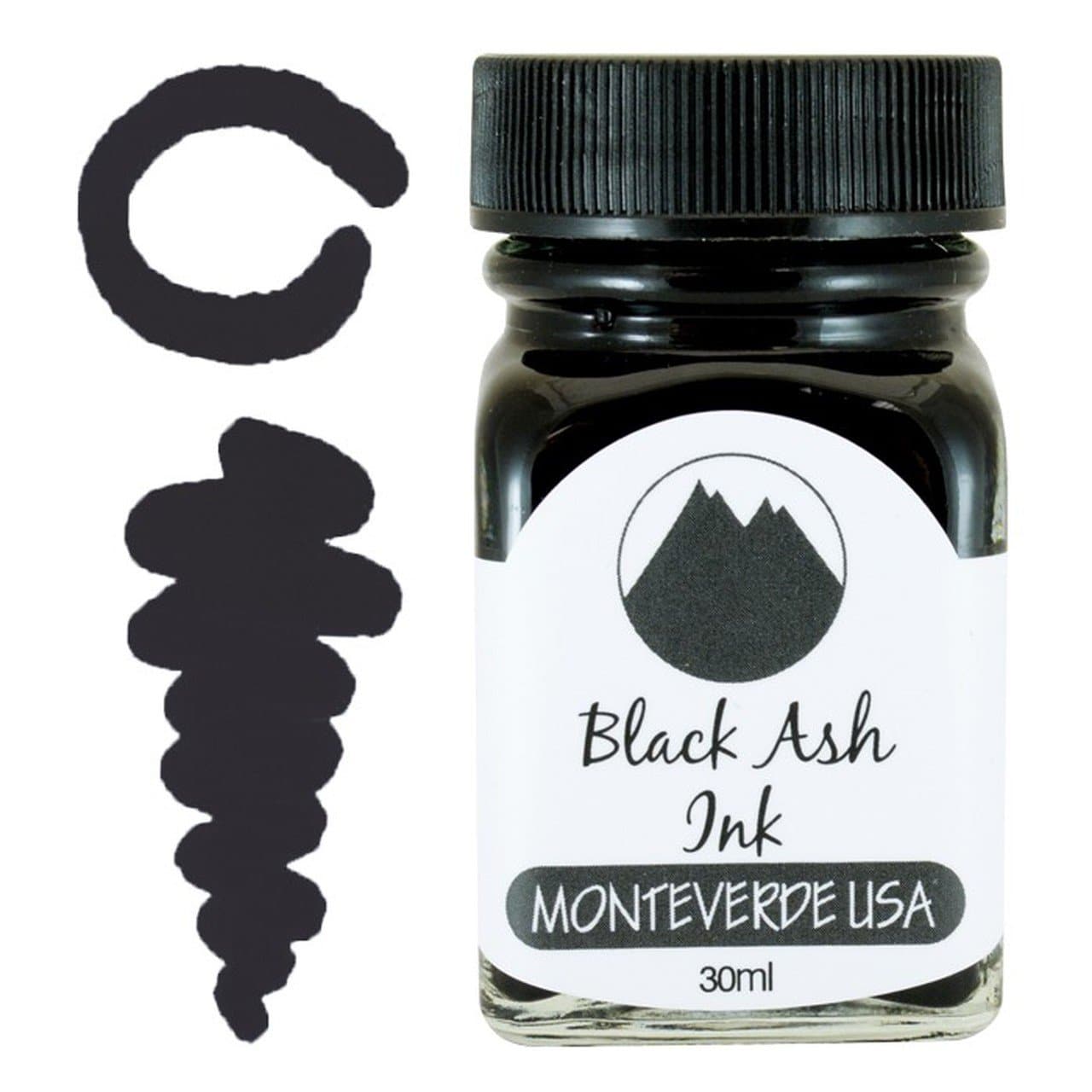 Monterverde Ink Core 30ml - Black Ash - Blesket Canada
