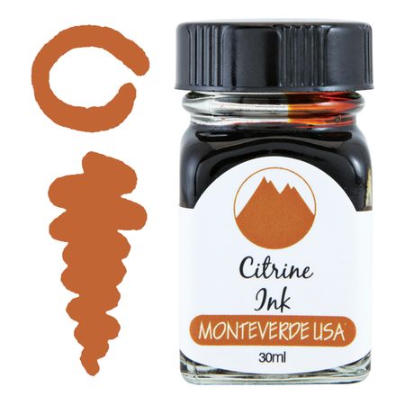 Monterverde Ink Gemstone 30ml - Citrine - Blesket Canada
