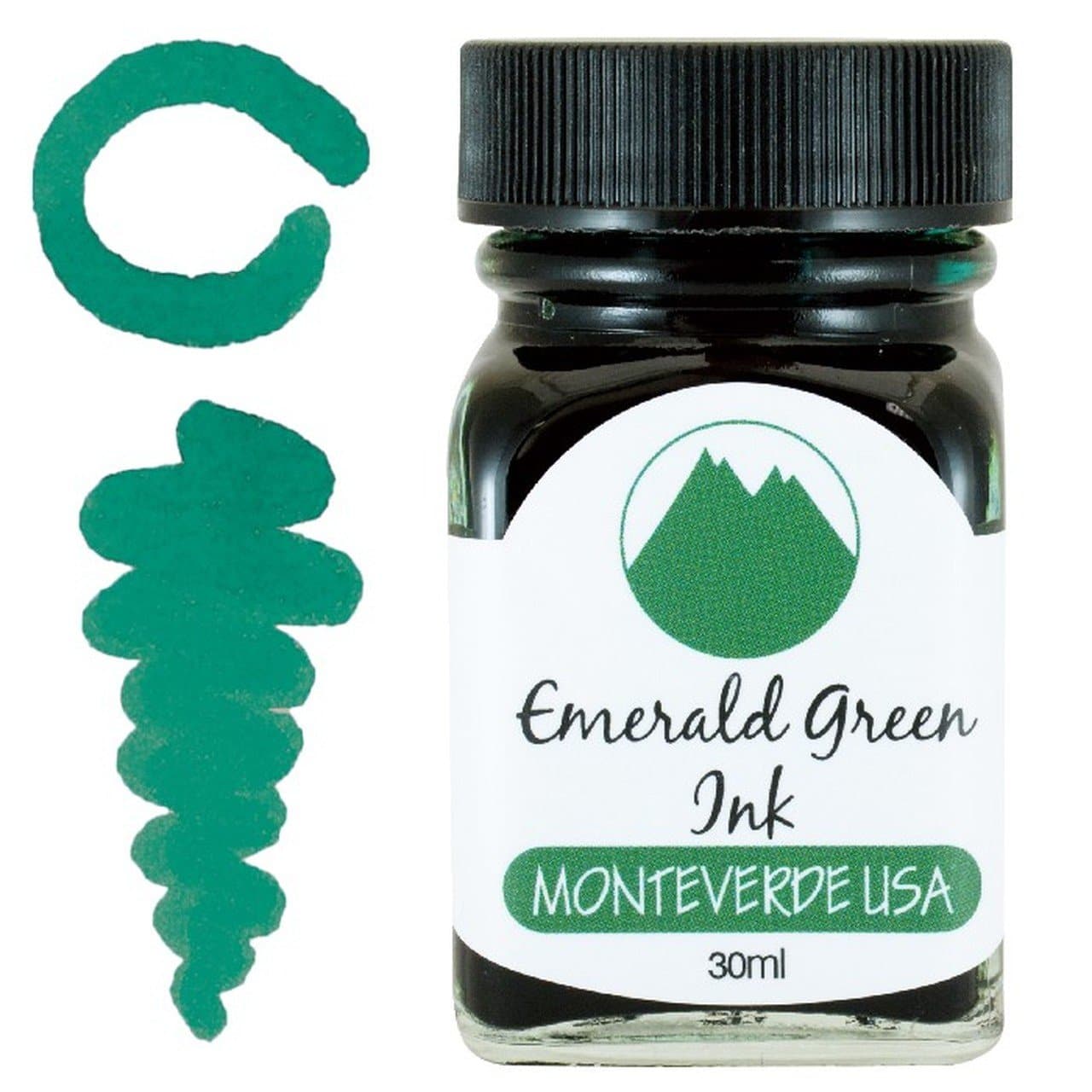 Monterverde Ink Core 30ml - Emerald Green - Blesket Canada