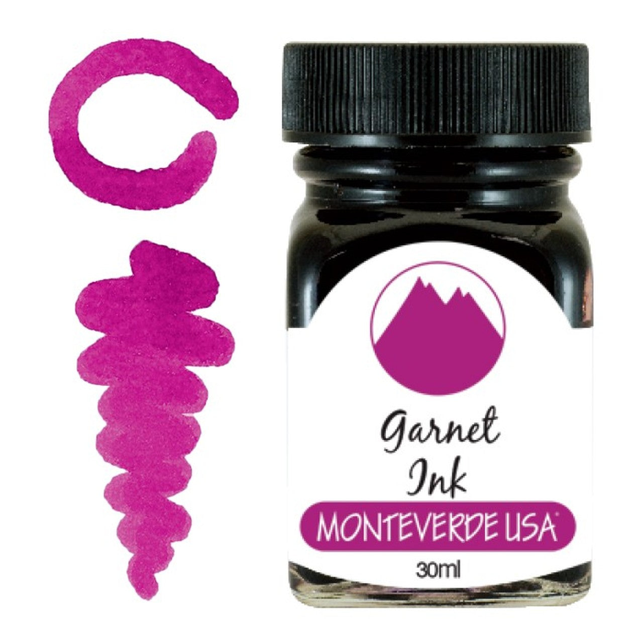 Monterverde Ink Gemstone 30ml - Garnet - Blesket Canada
