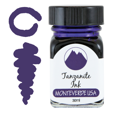 Monterverde Ink Gemstone 30ml - Tanzanite - Blesket Canada