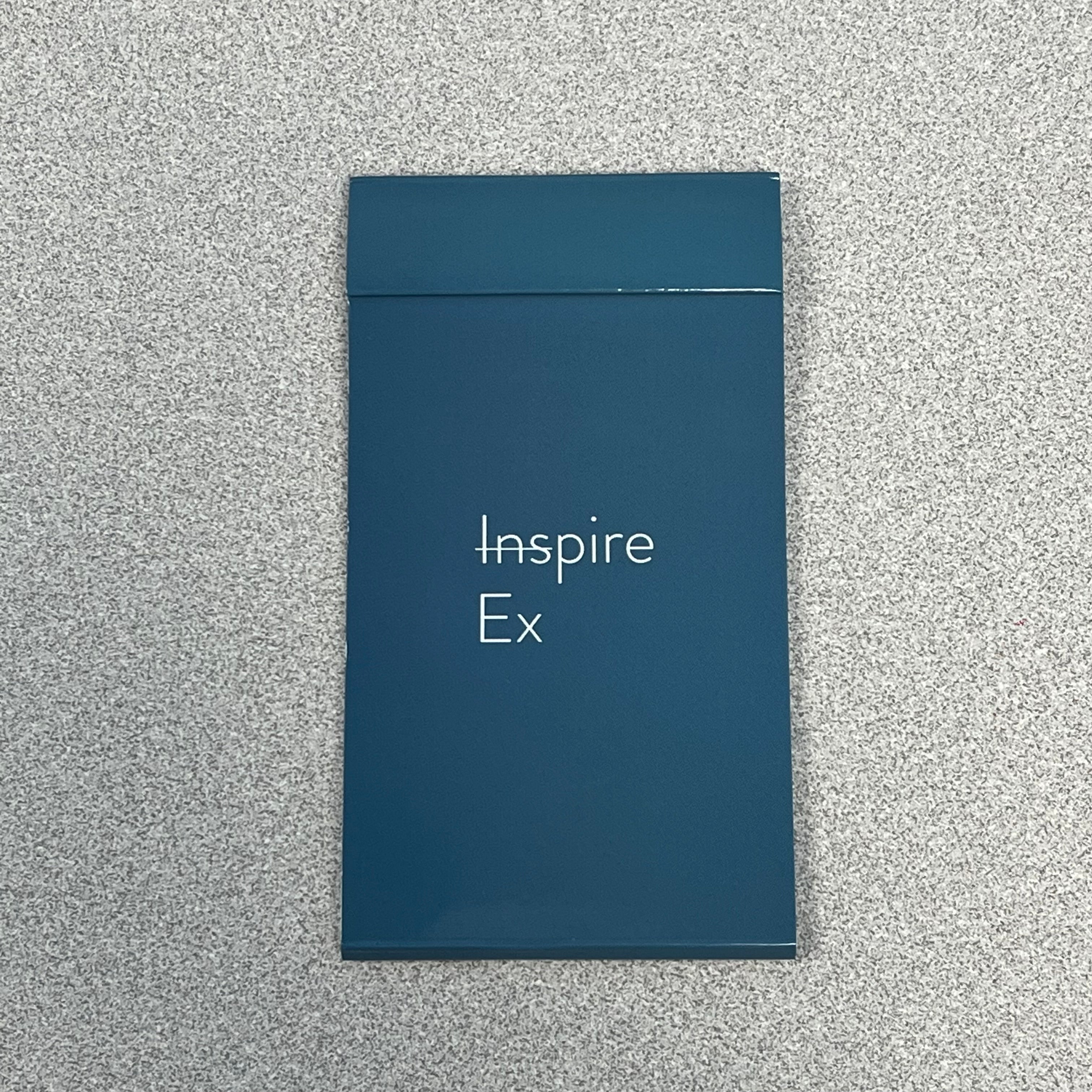 NAVA Minerva Switch design Mini Notepads - Inspire/Expire- Indigo - Blesket Canada