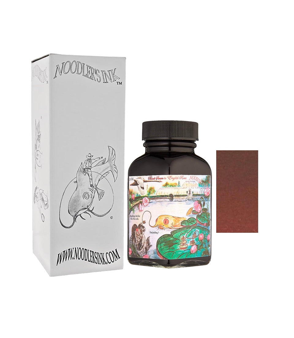 Noodler's Ink Black Swan in English Roses 3oz/90ml