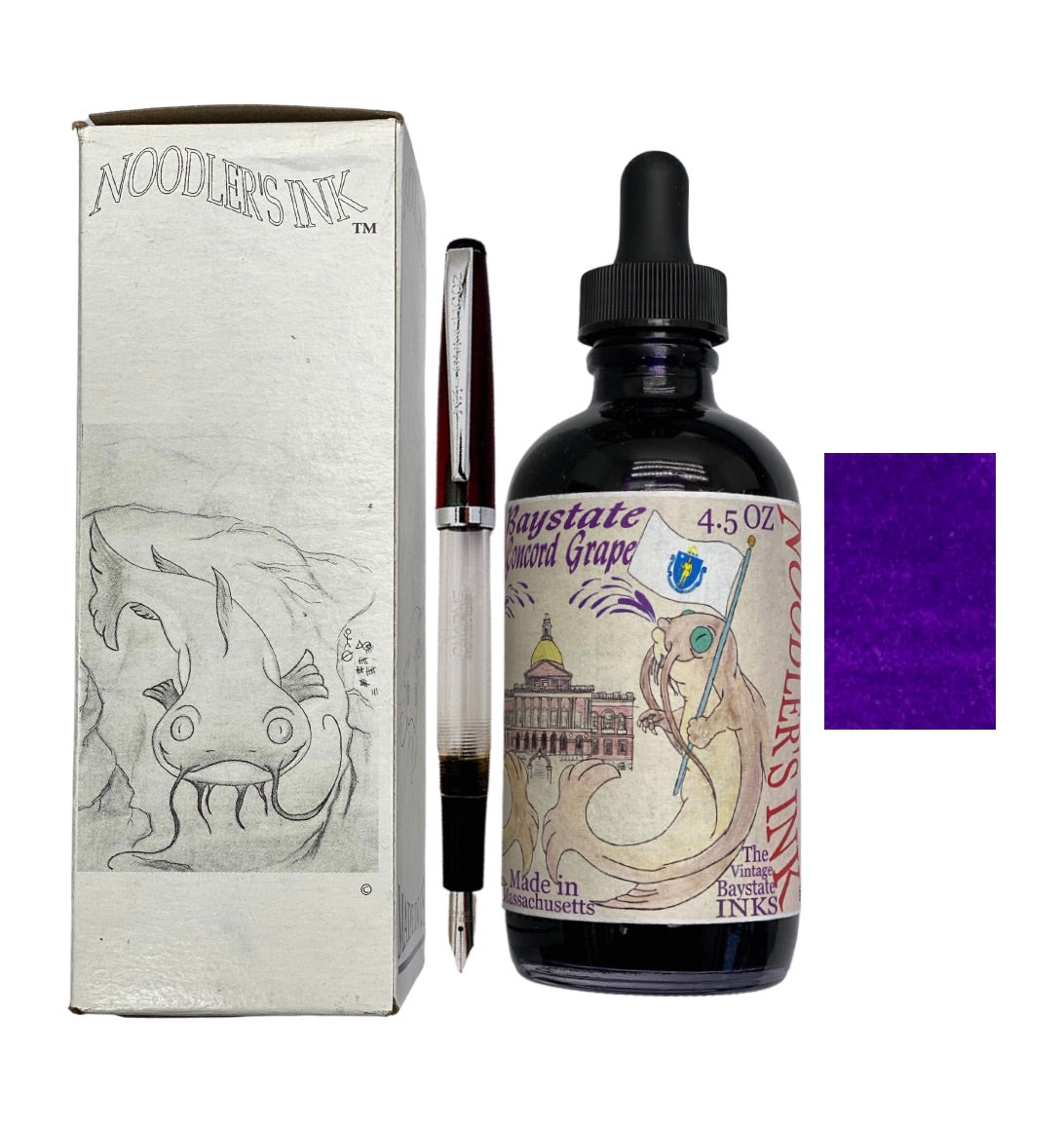 Noodler's Ink Baystate Concord Grape 4.5oz.