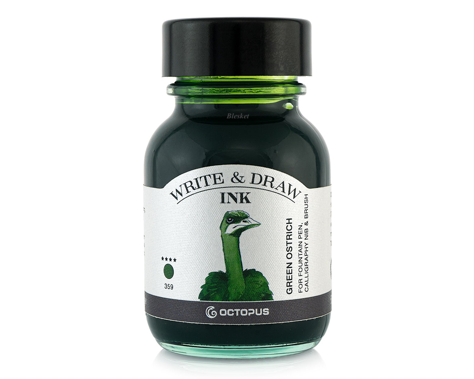 Octopus Write & Draw ink 50ml - Green Ostrich