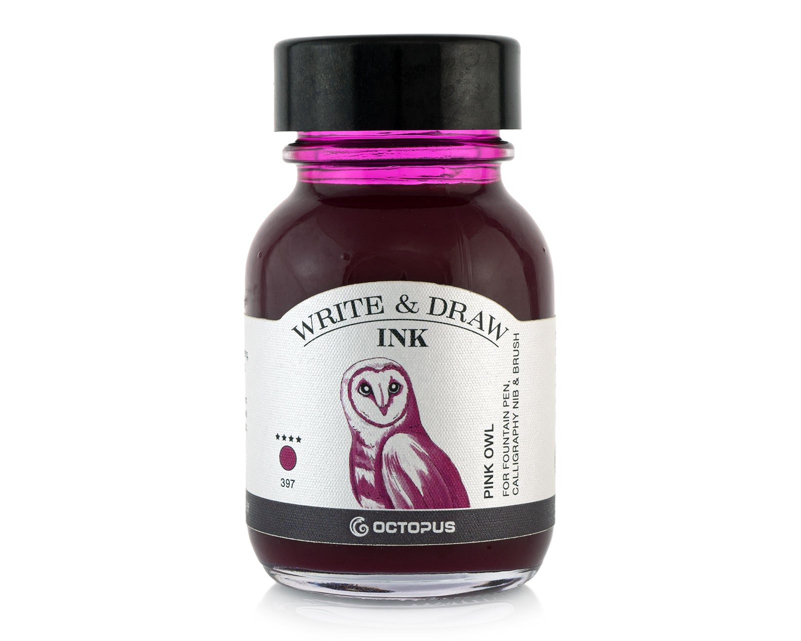 Octopus Write & Draw ink 50ml - Pink Owl