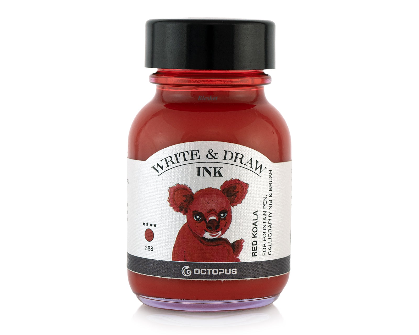 Octopus Write & Draw ink 50ml - Red Koala