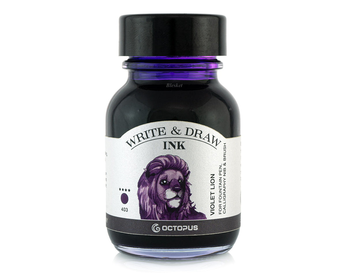 Octopus Write & Draw ink 50ml - Violet Lion | Blesket Canada