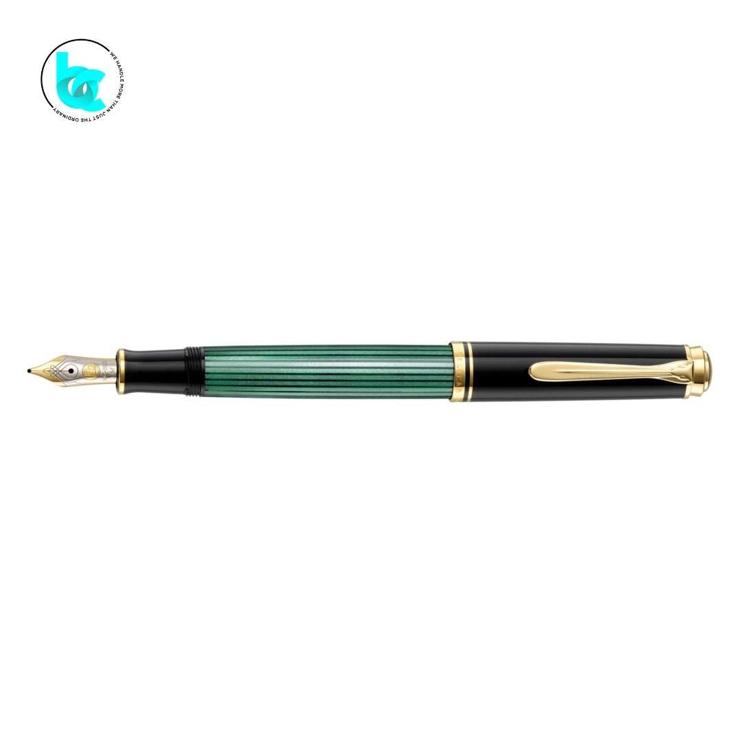 Pelikan Souveran M400 Fountain Pen - Black/Green