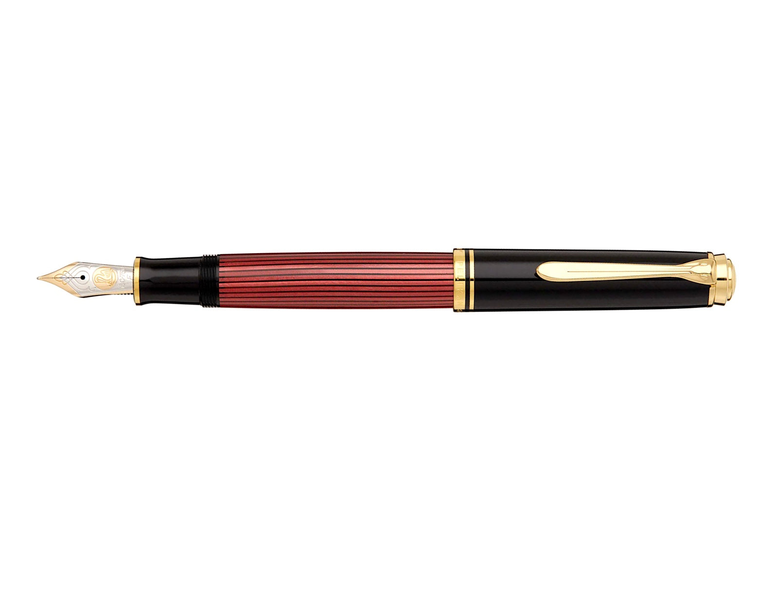 Pelikan Souveran M800 Fountain Pen - Black/Red
