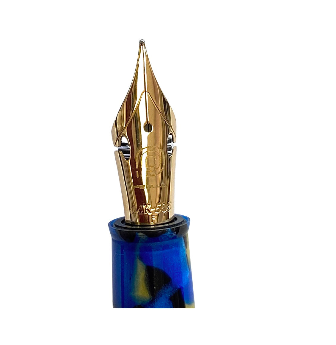 Penlux Masterpiece Delgado Betta Fountain Pen 14k flex Gold