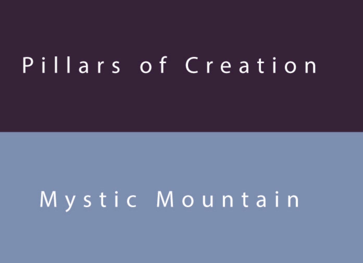 Colorverse Pillars of Creation & Mystic Mountain - set of 2