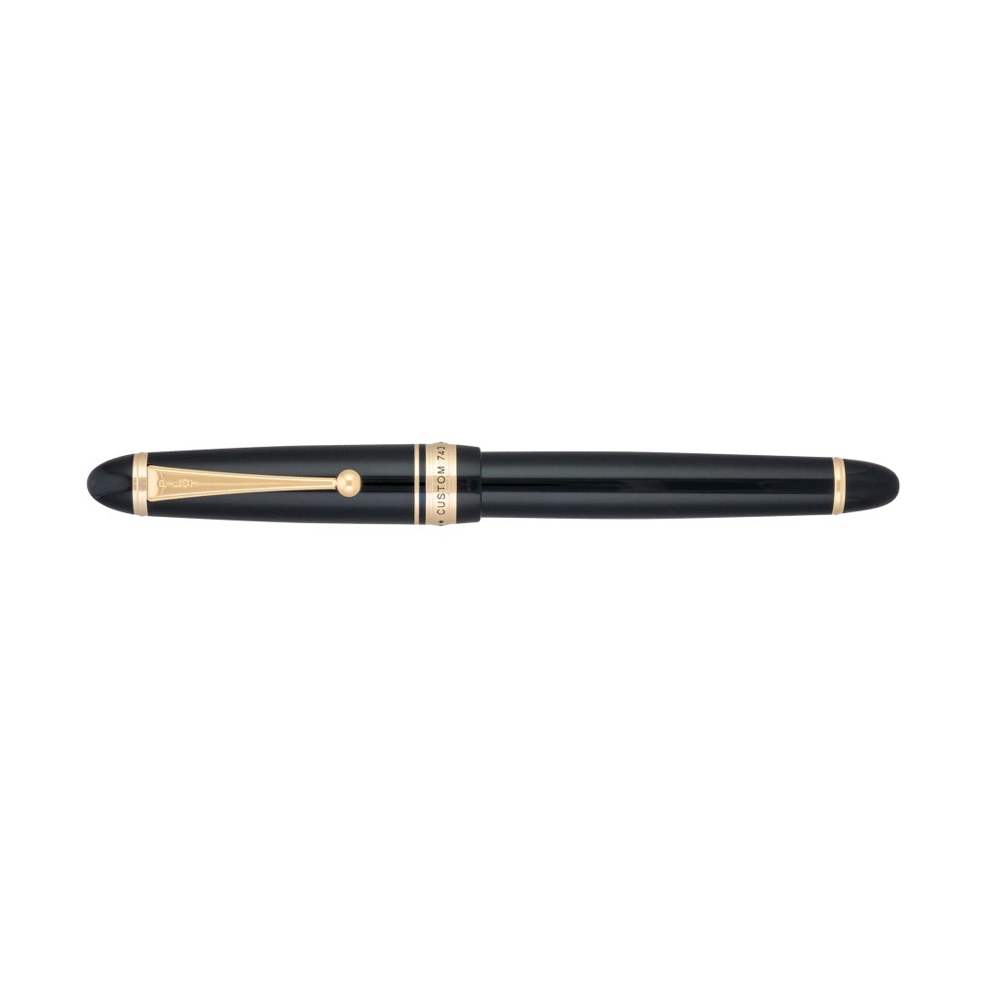 Pilot Custom 743 Fountain Pen - Black - Blesket Canada