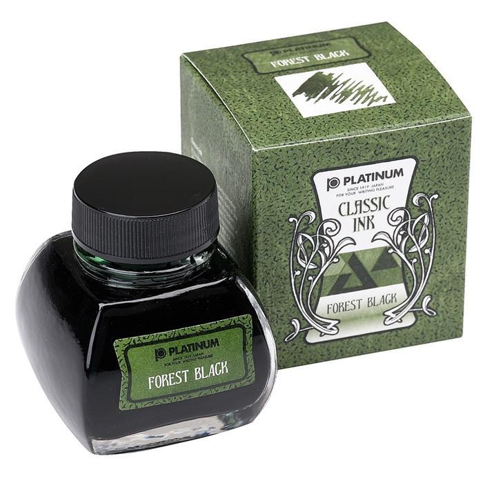 Platinum Ink Bottle Dyestuff Classic 60ml - Forest Black - Blesket Canada