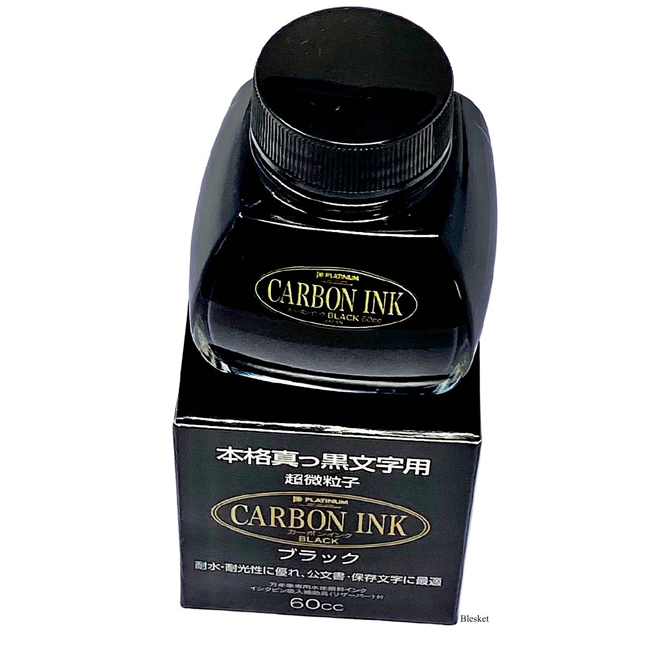 Platinum Ink Bottle Carbon Black 60cc - Blesket Canada