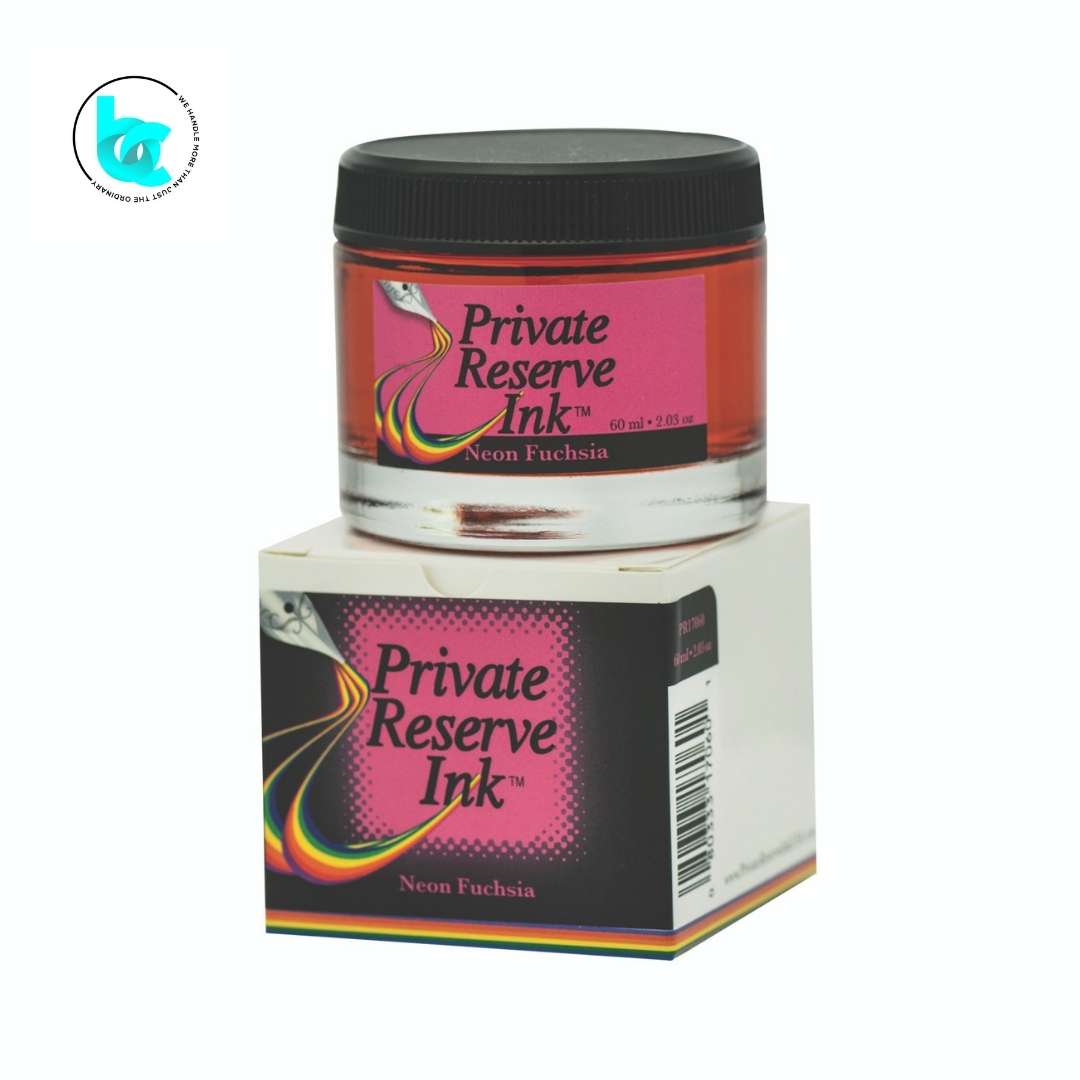 Private Reserve Inks 60ml Ink Bottle - Neon Fuchsia - Blesket Canada