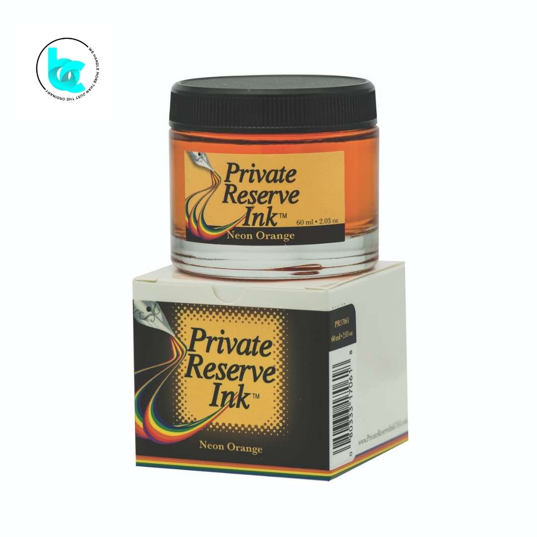 Private Reserve Inks 60ml Ink Bottle - Neon Orange - Blesket Canada