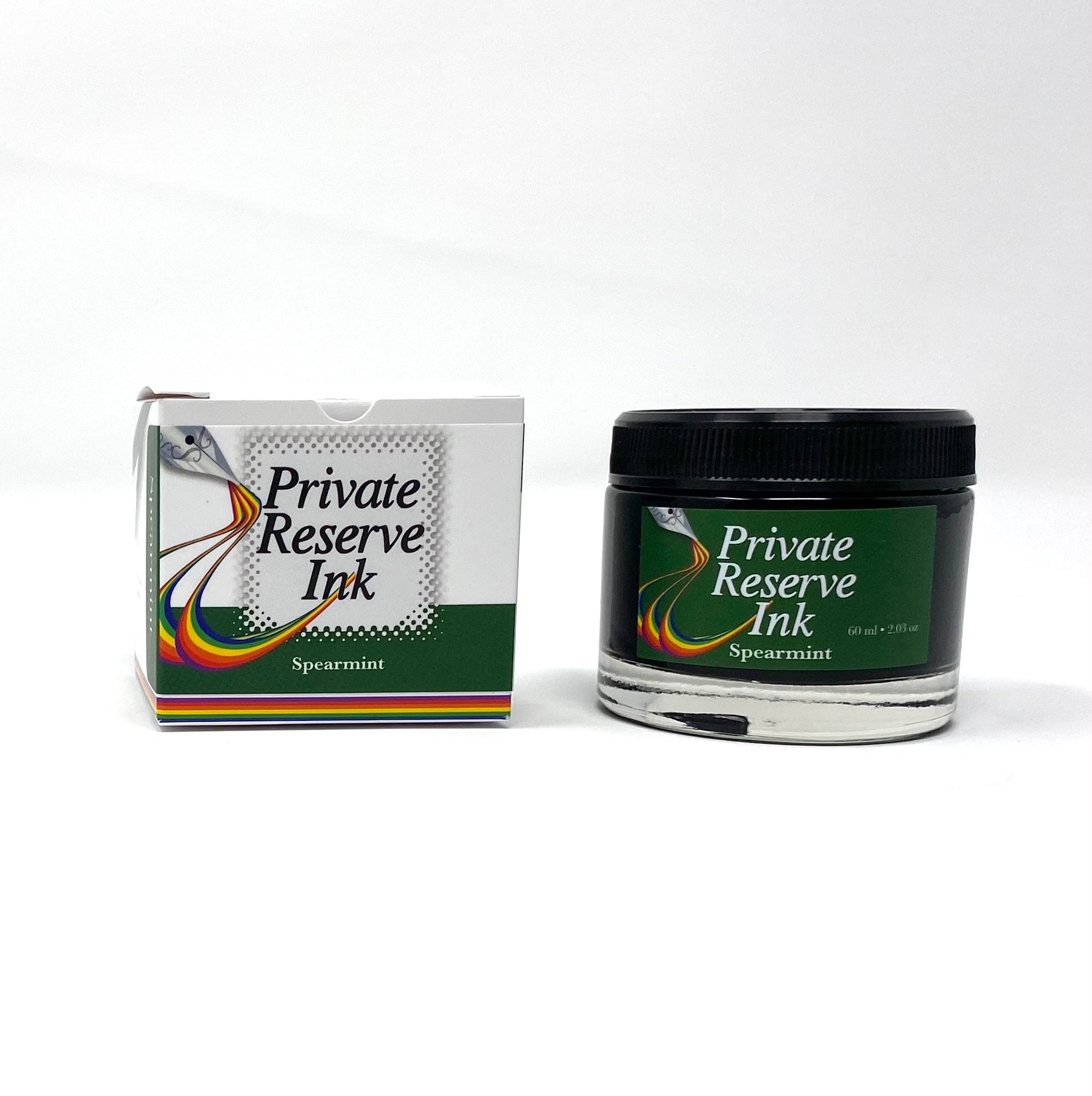 Private Reserve Inks 60ml Ink Bottle - Spearmint - Blesket Canada