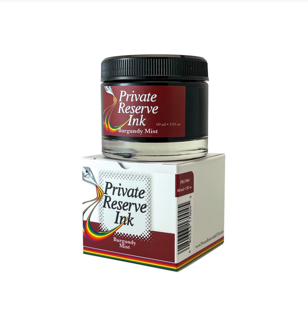 Private Reserve Inks 60ml Ink Bottle - Burgundy Mist - Blesket Canada