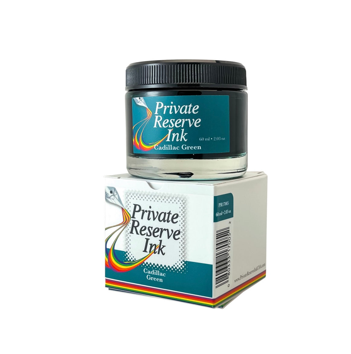 Private Reserve Inks 60ml Ink Bottle - Cadillac Green - Blesket Canada
