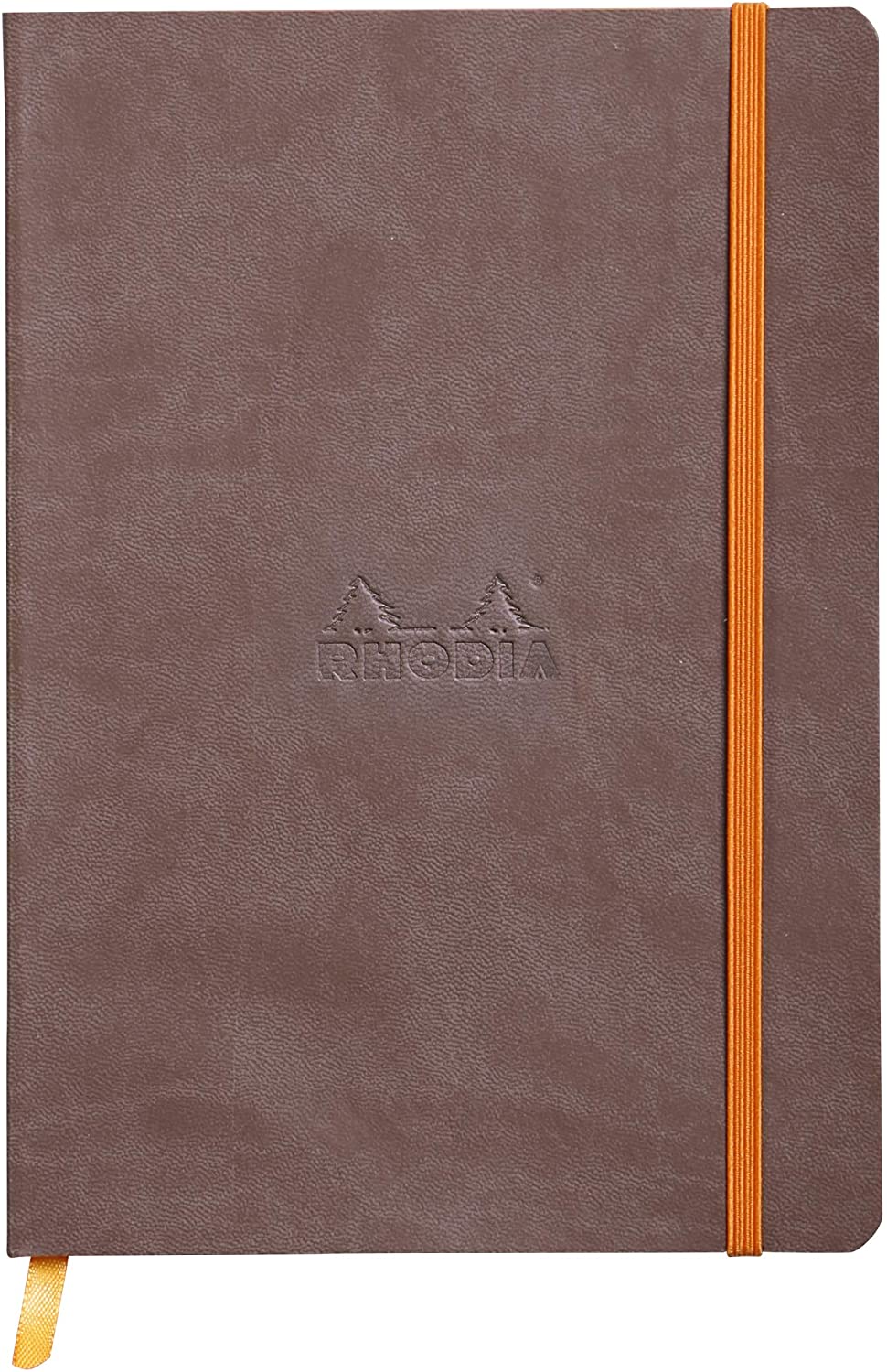Rhodiarama Soft cover notebook A5 Lined Chocolate