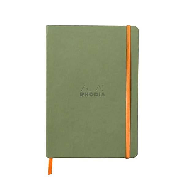 Rhodiarama Soft cover notebook A5 Dot Grid Sage