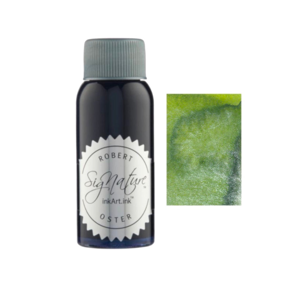 Robert Oster 50ml Australian Fountain Pen Ink - Fizzy Lime (Shake'N'Shimmy)