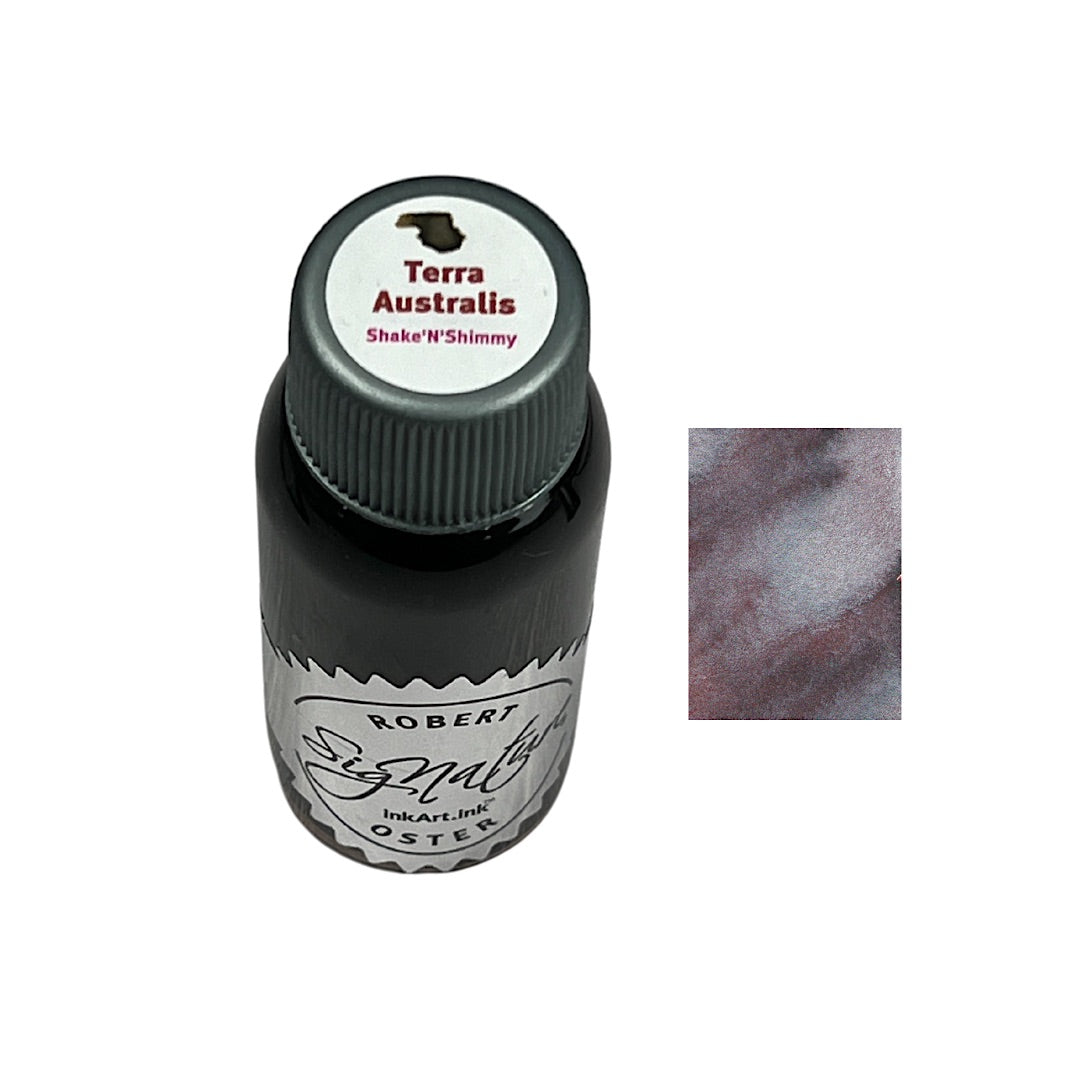 Robert Oster 50ml Australian Fountain Pen Ink - Terra Australis (Shake'N'Shimmy)