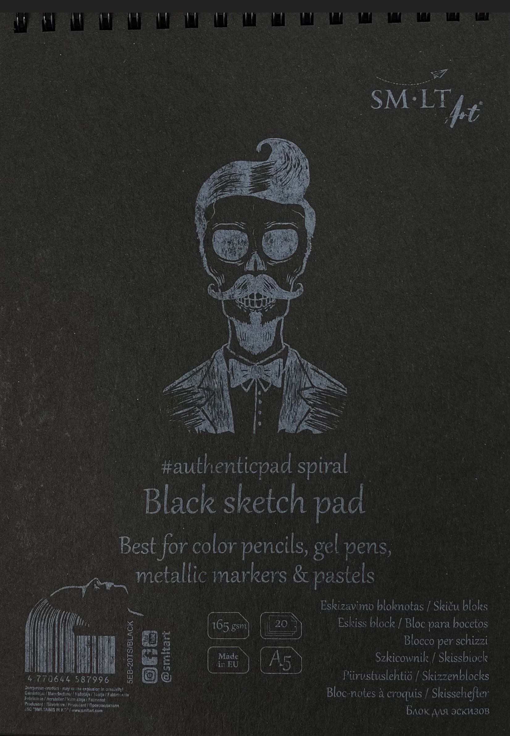 SM-LT Sketch pads Authentic Black - Blesket Canada