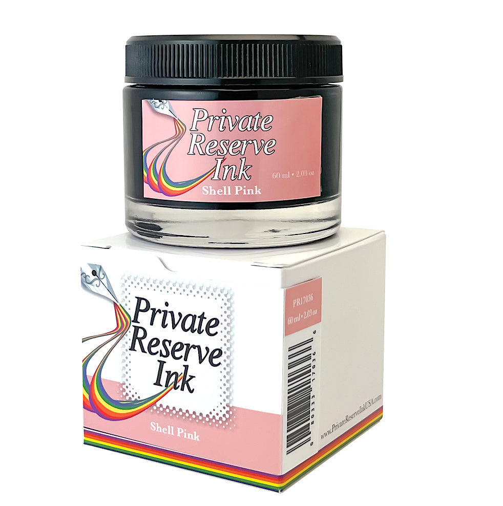 Private Reserve Inks 60ml Ink Bottle - Shell Pink - Blesket Canada