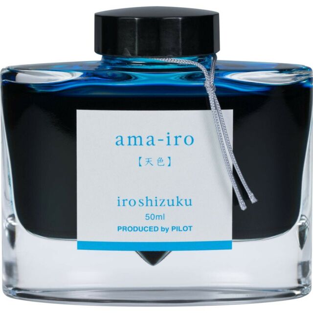 Pilot Iroshizuku Fountain Pen Ink - Sky Blue (ama-iro) - Blesket canada