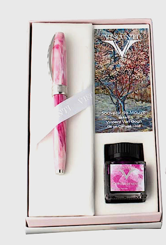 Visconti Impressionist Col. Souvenir de Mauve Pink Set