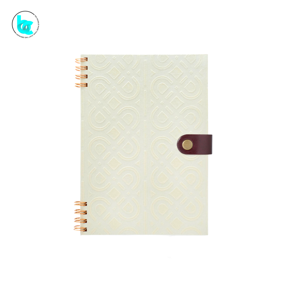 Kakimori Yamatsugi Paper Mill B6 Notebook - White - Blesket Canada