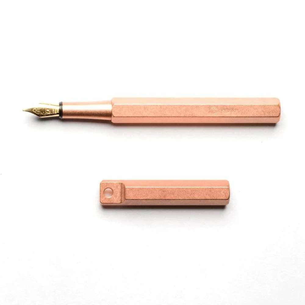 YStudio Classic Revolve Portable Fountain Pen - Copper - Blesket canada
