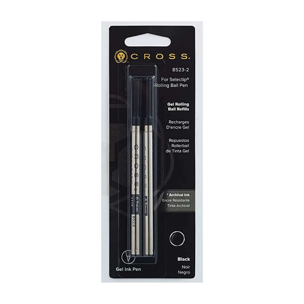 Cross Gel Rollerball Refill - Black (2 per Pack) - Blesket Canada