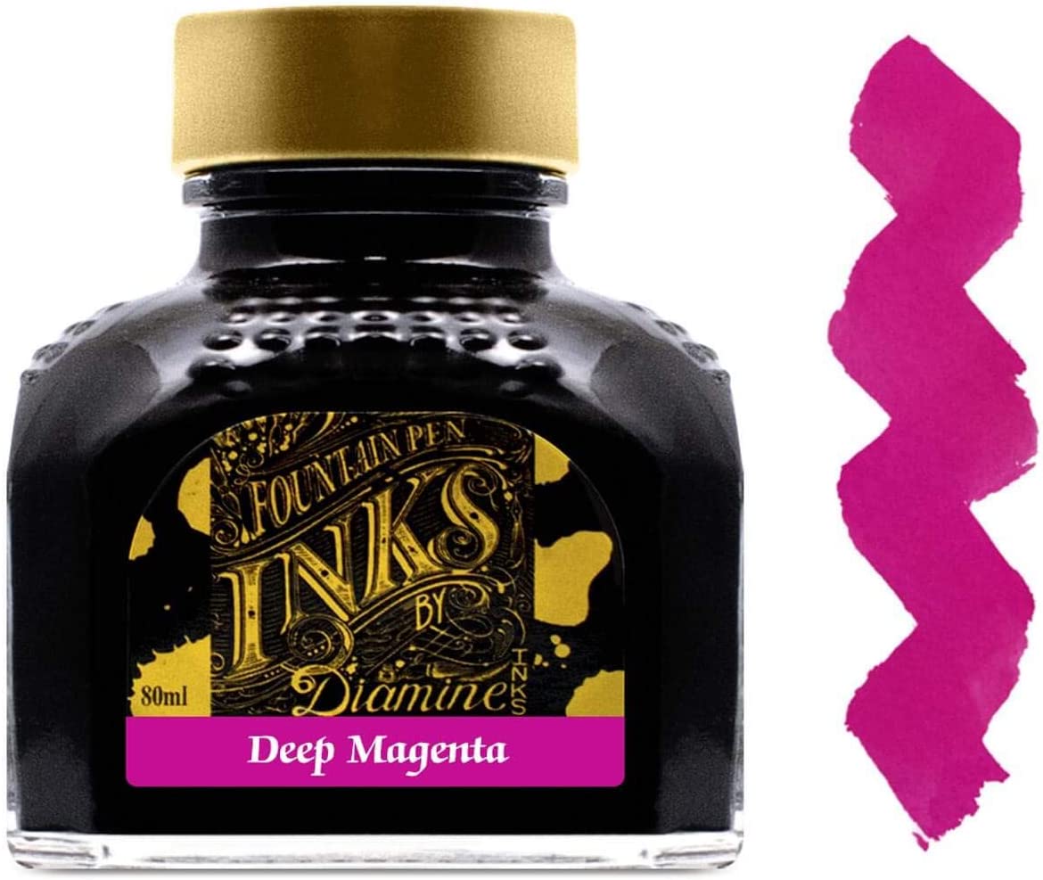 Diamine Fountain pen Inks 80ml - Deep Magenta - Blesket Canada