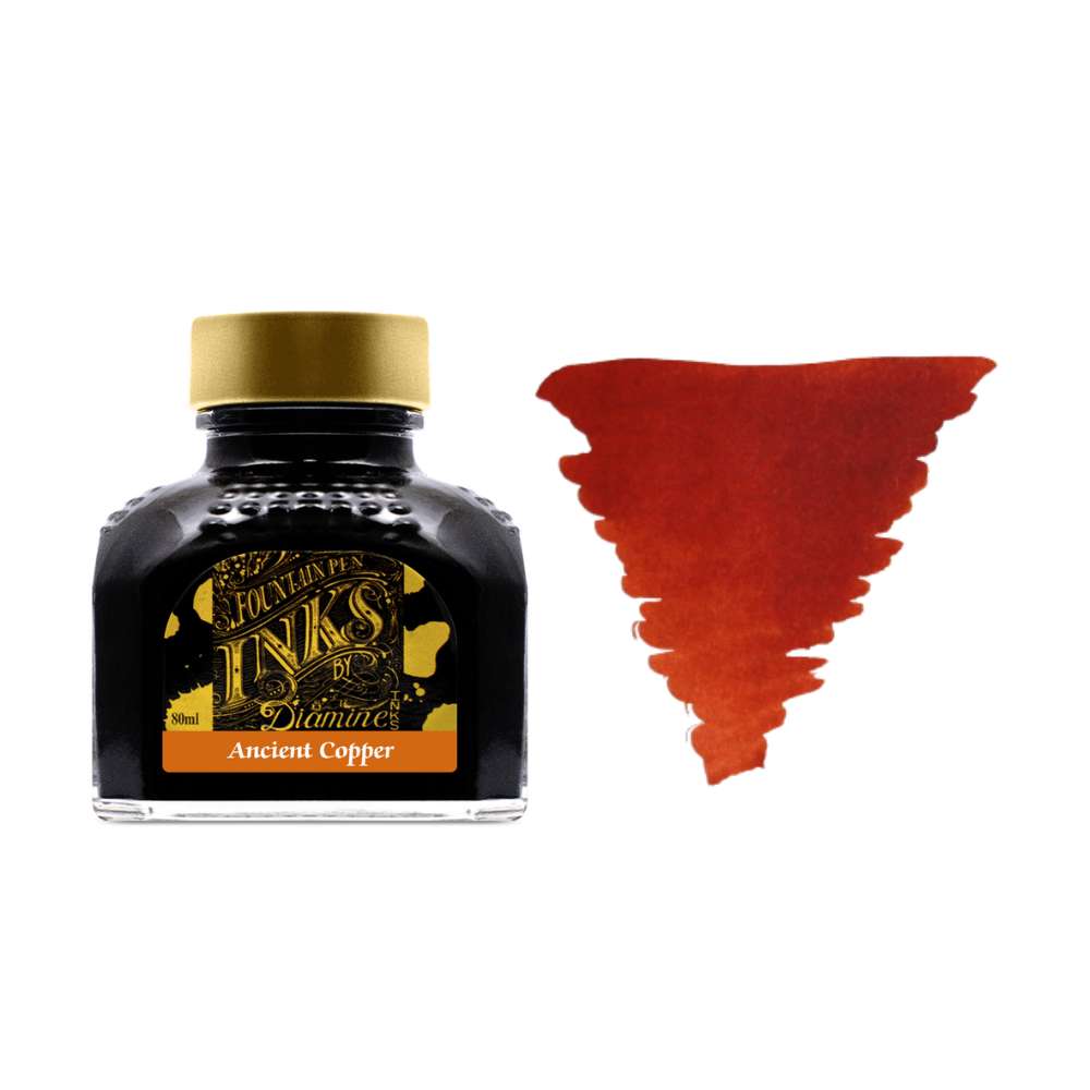 Diamine Inks 80ml Ink Bottle - Ancient Copper - Blesket Canada