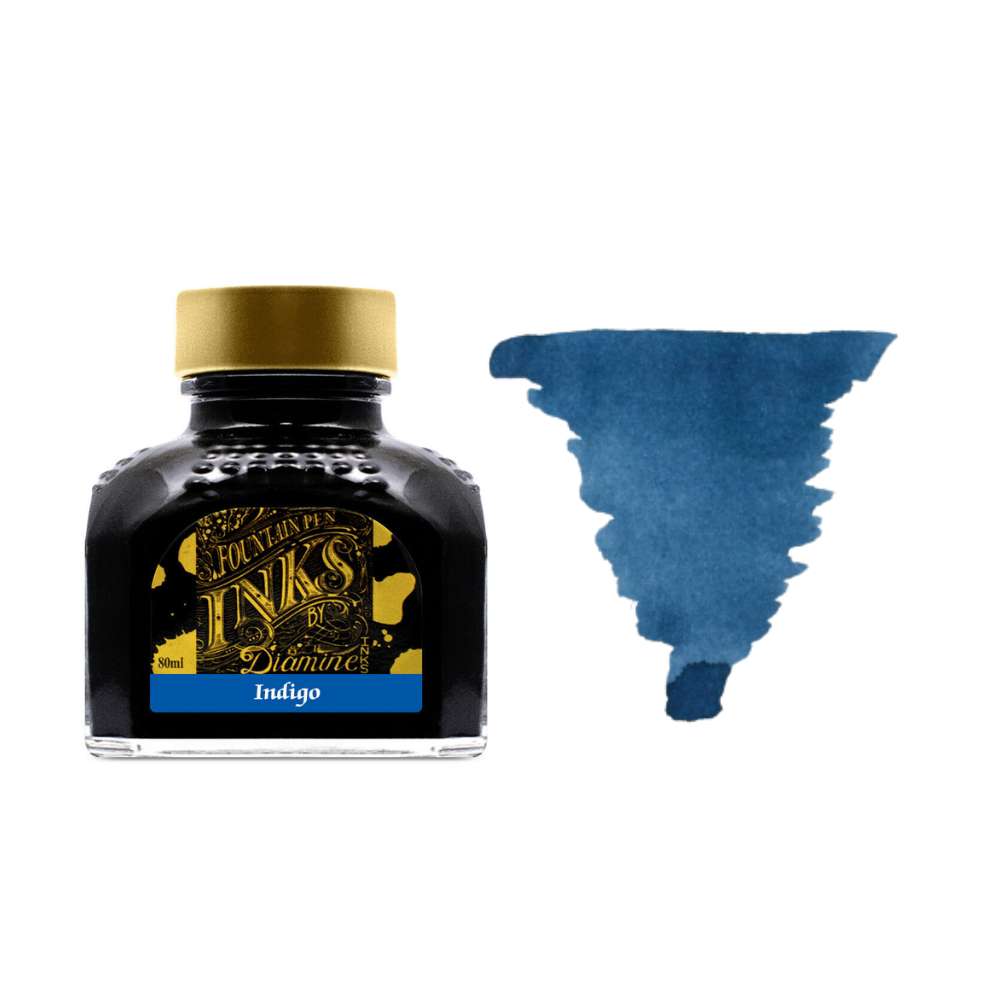 Diamine Inks 80ml Ink Bottle - Indigo - Blesket Canada