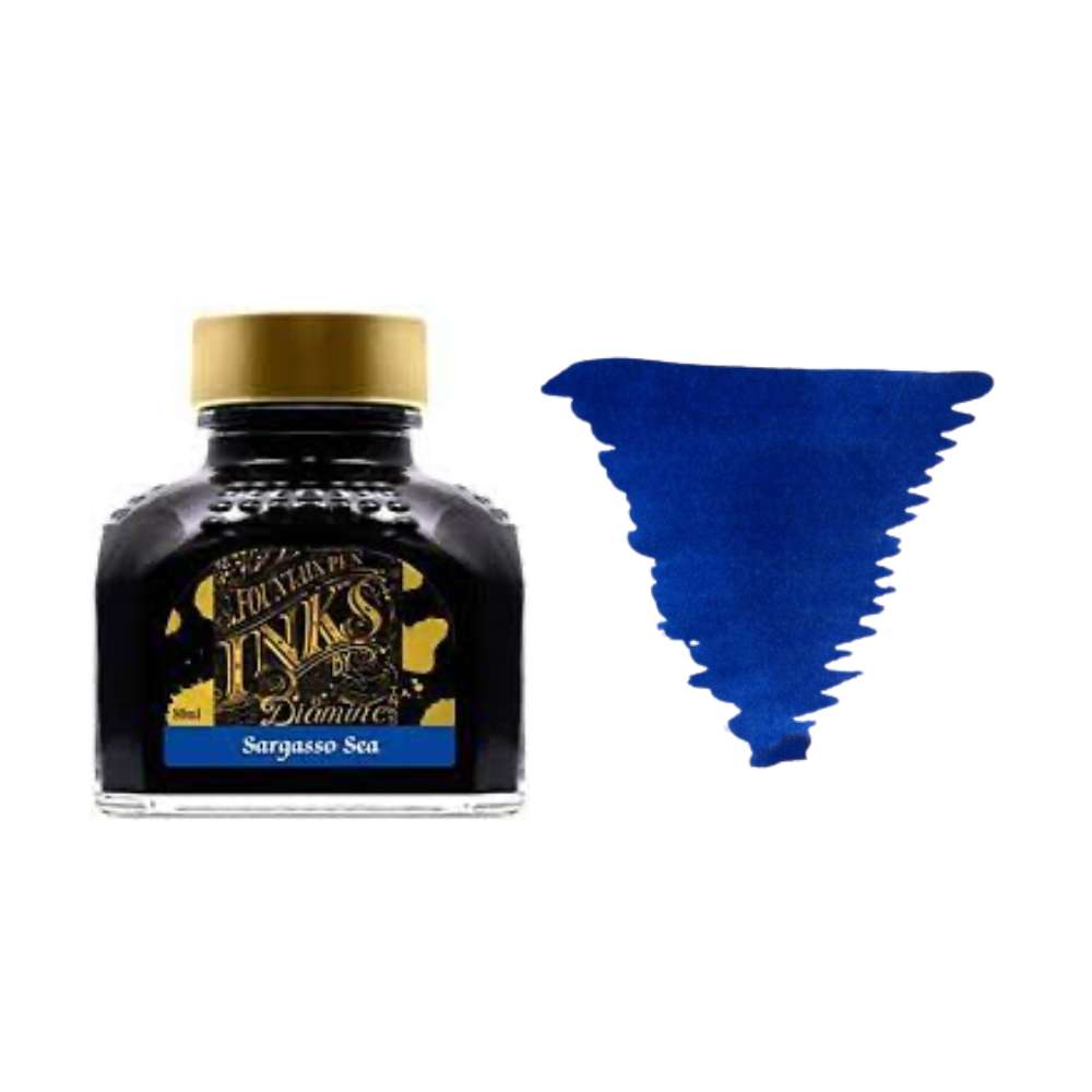 Diamine Inks 80ml Ink Bottle - Sargasso Sea - Blesket Canada