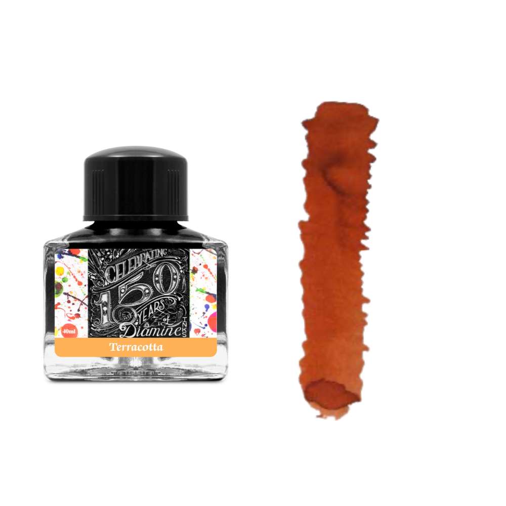 Diamine Inks 40ml Anniversary Edition Ink Bottle - Terracotta - Blesket Canada